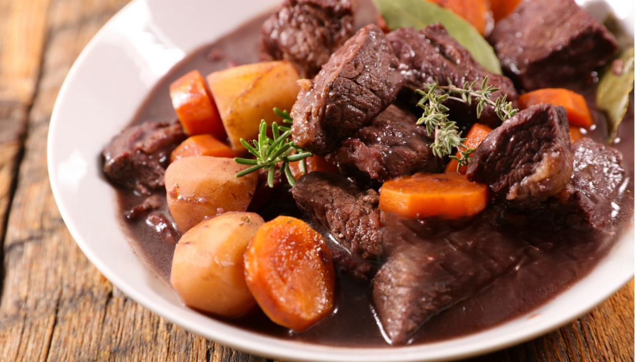 Bourguignon de boeuf