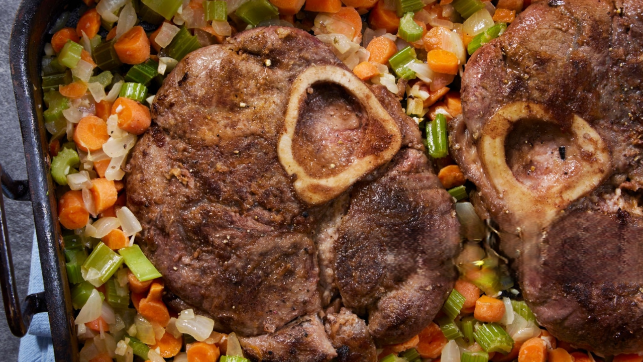 Jarret de Bœuf Charolais Tranché avec Os